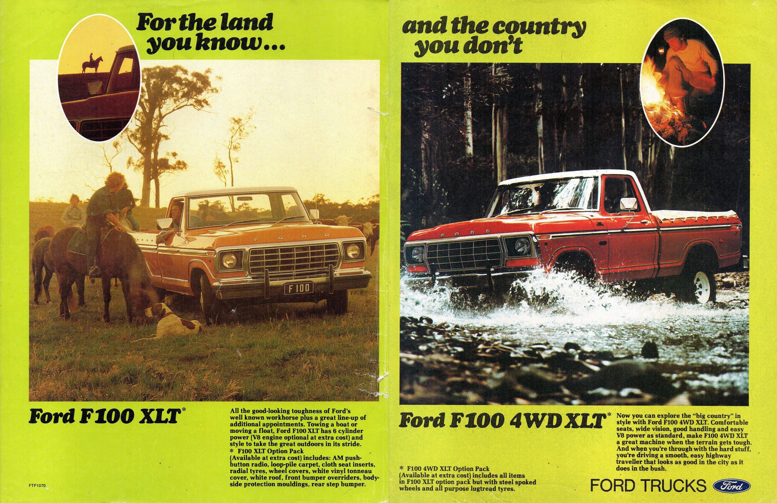 1978 Ford F100 XLT & F100 4WD XLT